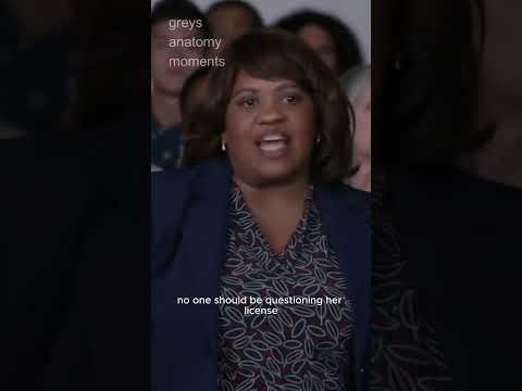 Bailey Stands Up For Meredith | Grey's Anatomy