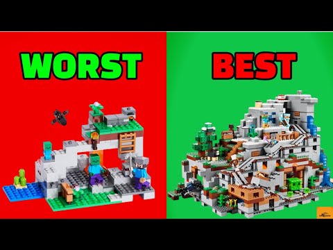 TOP 10 Lego Minecraft Sets Of all Time! - Caves