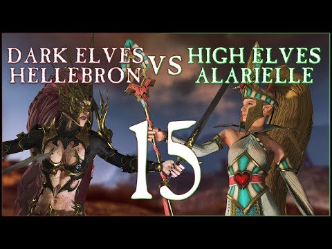 A TOUGH TIME - Hellebron vs Alarielle (Head to Head) - Total War: WARHAMMER II - Ep.15!