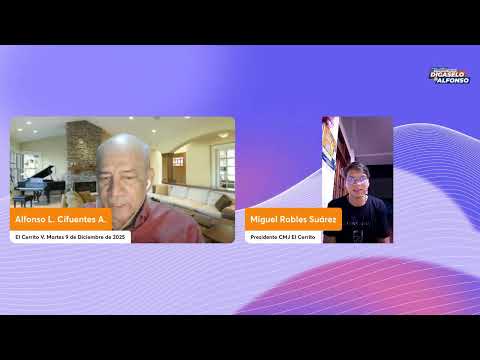 Miguel Robles del Consejo Mpal de Juventudes de El Cerrito .