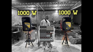 Video thumbnail for Test Sound BEHRINGER B115D 1000W x 2  [Outdoor]  with BEHRINGER XENYX QX1202USB by NUT.B Channel