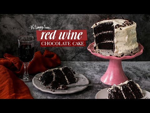 A wonderful Red Wine Chocolate Cake Recipe by Bravetart | The Tummy Train