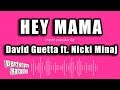David Guetta ft. Nicki Minaj & Afrojack - Hey Mama (Karaoke Version)