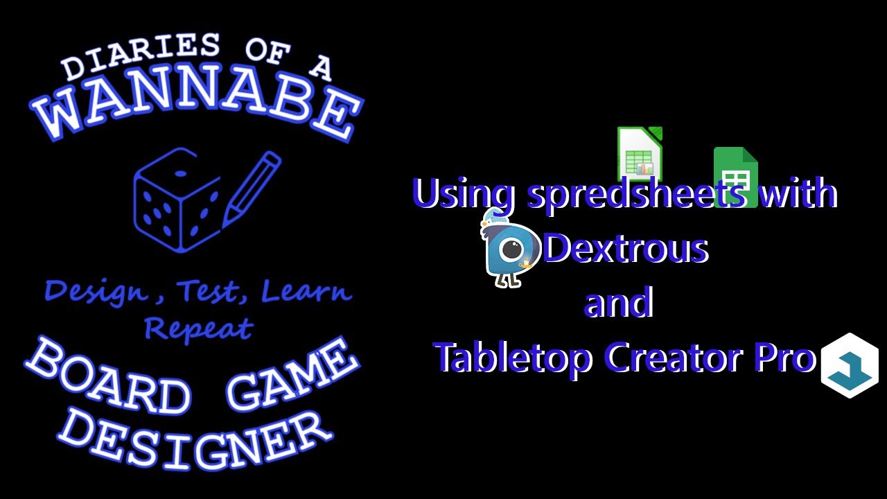 Spreadsheets with Dextrous and Tabletop Creator Pro