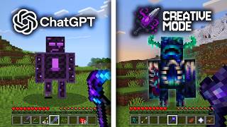 ChatGPT vs CreativeMode Make a Minecraft Add-On From Scratch