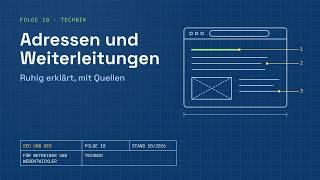 Adressen und Weiterleitungen einfach erklärt, mit Quellen