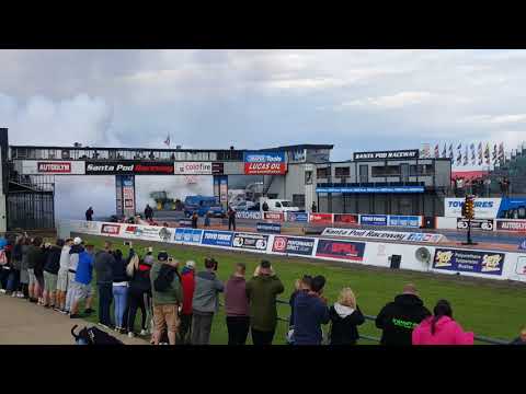 Fire Force 5 Jet Car at Santa Pod 2017