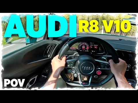 Audi R8 V10 Plus | Full POV Drive through the alps | Insane sound and shifts.
