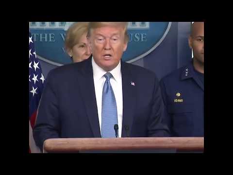 トランプ大統領、コロナウイルスの蔓延を食い止めるための新しいガイドラインを発表｜ABCニュース (Pres. Trump outlines new guidelines to stop spread of coronavirus | ABC News)