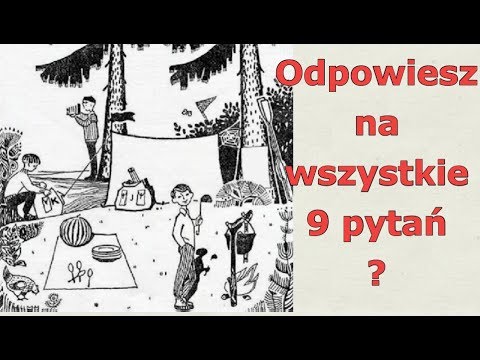 Test dla harcerzy na spostrzegawczość i dedukcję - Pionier widzi wszystko - Zagadka Logiczna
