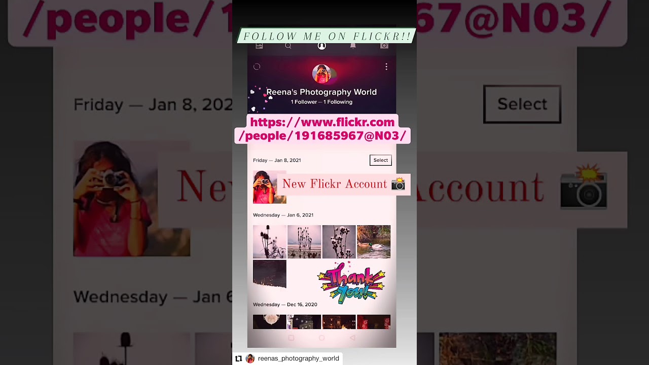 New Flickr Account 📸