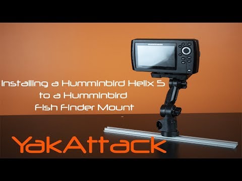 Installing a Humminbird Helix 5 to a Humminbird Fish Finder Mount