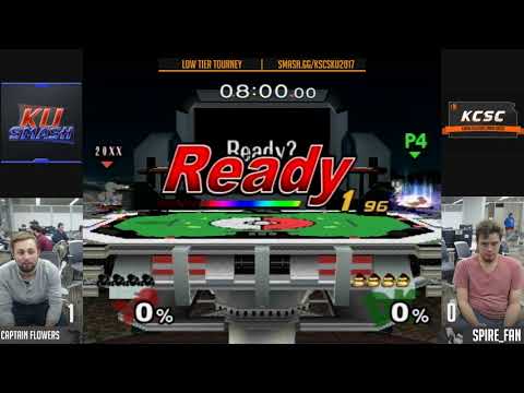 KSCS @ KU SSBM - Captain Flowers (G&W) Vs. Spire_Fan (DK) - Low Tier Semis