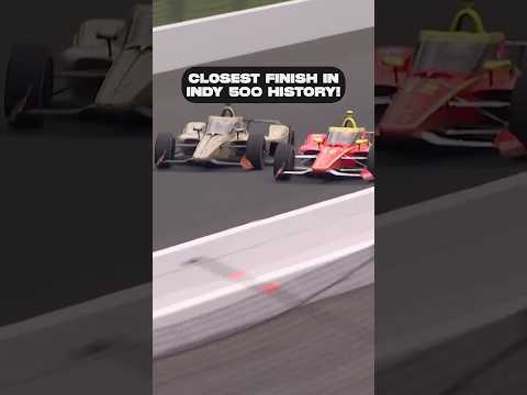 ¡EL FINAL MÁS REÑIDO EN LA HISTORIA DE LAS INDY 500!
