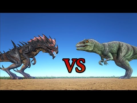 Reaper Queen vs Giganotosaurus || ARK Aberration || Cantex