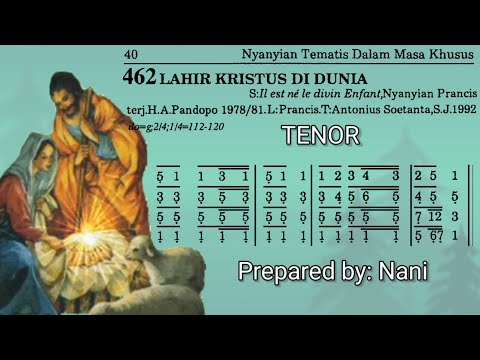 Lahir Kristus Di Dunia (PS 462 - MusicBox) TENOR