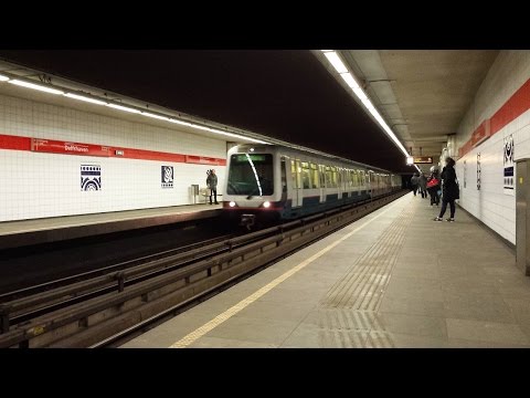 RET Metro 3*Type B (5347 na Mid-Life Revisie) in Delfshaven Rotterdam richting Spijkenisse De Akkers