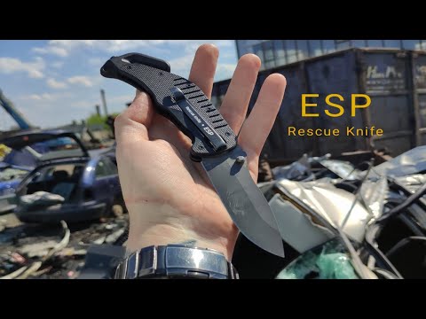 ESP Rescue Knife RK-01, nůž nejen pro záchranáře. TEST!!!