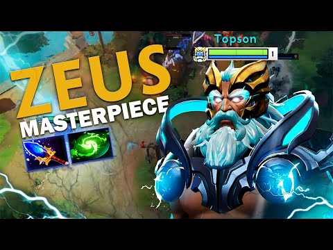 Topson making difference on Zeus in Dota 2!