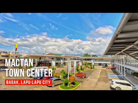 [4K] Centro da cidade de Mactan (MTC) na cidade de Lapu-Lapu | Passeio a pé em Cebu | Filipinas