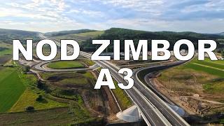 AUTOSTRADA TRANSILVANIA. Șantier nodul Zimbor de pe A3, la final