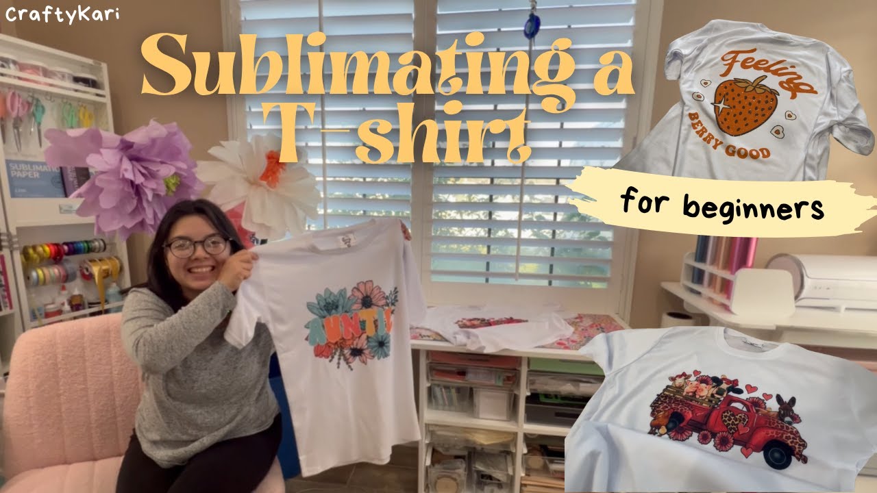 How to Sublimate a T-Shirt | Sublimating a Tshirt for Beginners