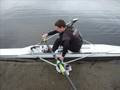 How to get into a single scull