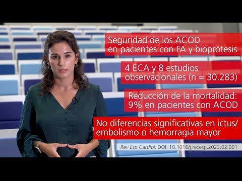 ACOD frente a AVK en fibrilación auricular con bioprótesis: revisión sistemática y metanálisis. Paula Guardia Martínez
