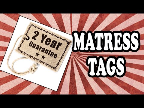 YouTube video about: How to read a mattress tag?