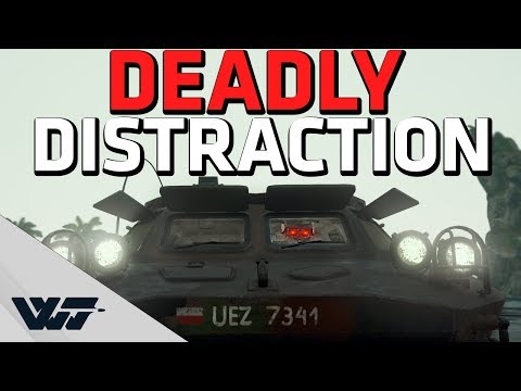 DEADLY DISTRACTION - Slaying with the BRDM by just looking at people - PUBG