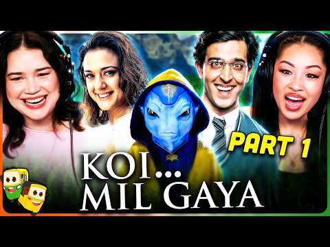 KOI... MIL GAYA (Part 1) Movie Reaction! | Hrithik Roshan | Preity Zinta | Rekha
