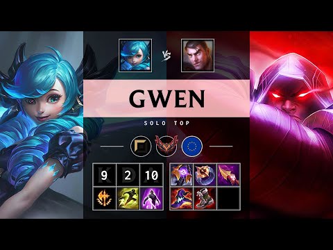 Gwen Top vs Jayce - EUW Grandmaster Patch 25.08