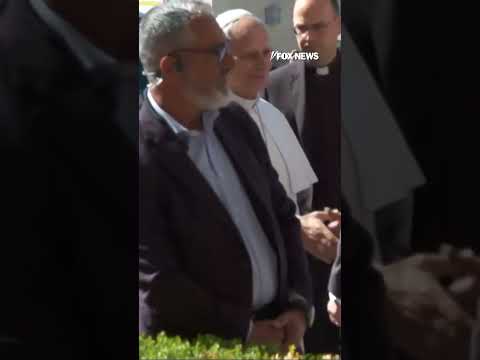 WATCH: Pope Leo arrives at hospital ahead of lung surgery #foxnews #news #shorts #pope #hospital