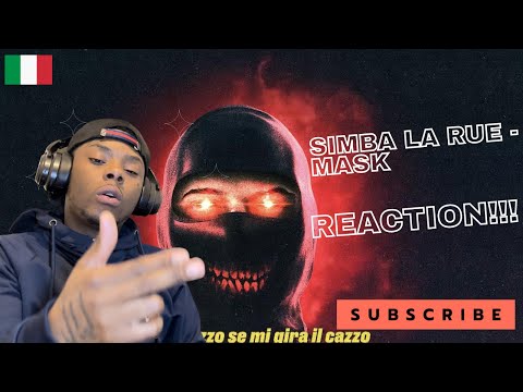 UK 🇬🇧 REACTION TO 🇮🇹 ITALIAN DRILL/RAP | Simba La Rue - MASK (Official Lyrics Video)