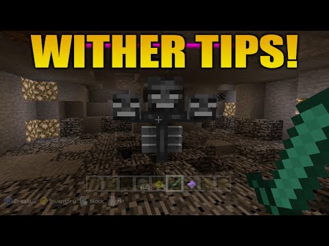 ★Minecraft Xbox 360 & PS3 Wither Boss Tips & Tricks Disable Wither Movement Easy Guide★