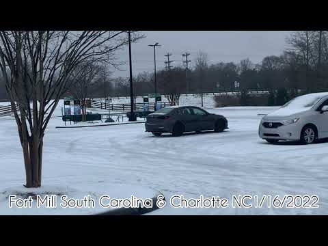Snow Storm In The Carolinas 1/16/2022