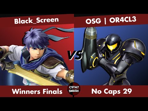 NO CAPS #29 - Black_Screen (Ike) vs OR4CL3 (Samus) Top 8 Super Smash Bros Ultimate