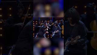 Little Simz inviting Joan to join her on guitar for an unforgettable performance of Heart on Fire.