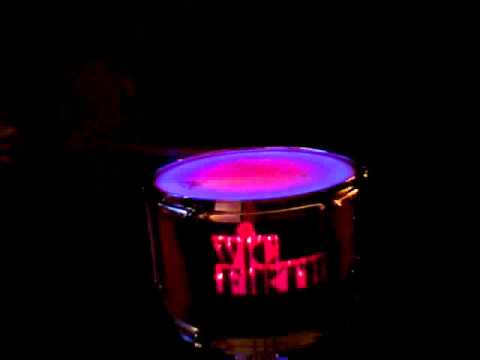 Wac'd Drums Light kit and lugs, Seminole music display.