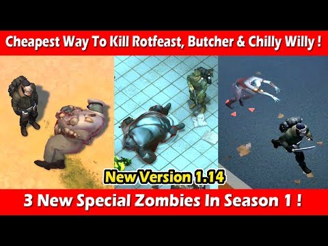 Cheapest Way To Kill Chilly Willy, Butcher & Rotfeast In 1.14 ! Last Day On Earth Survival Video