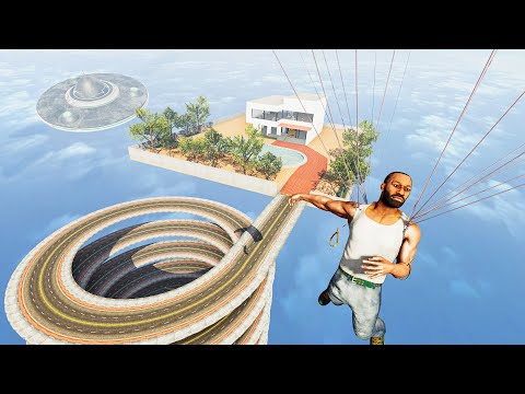 World Most DIFFICULT Road From Franklin Sky House - INDIAN BIKES DRIVING 3D