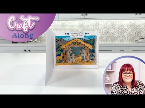 Craft Along: Christmas Big Scene Create A Card Dies (16 Sept 2021)