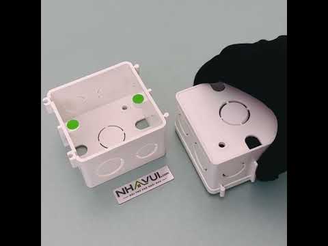 Đế âm chống cháy MPE A157V dùng cho mặt nạ vuông