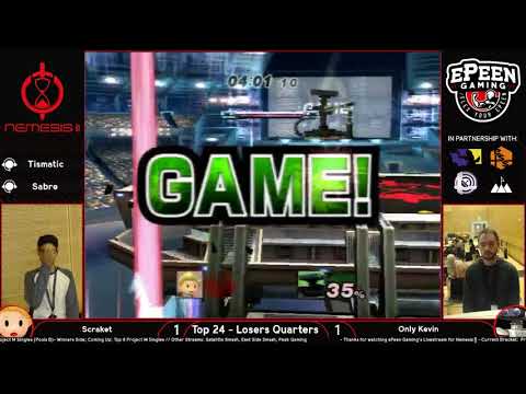Nemesis || - Scraket (Lucas) Vs. Only Kevin (ROB) - Project M (Top 8 Losers Quarters)