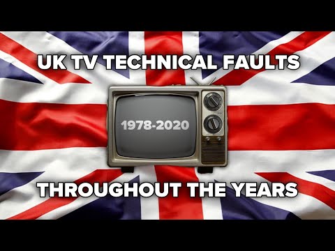 UK TV Technical Faults Throughout the Years (1978-2020) [NON PROFIT]