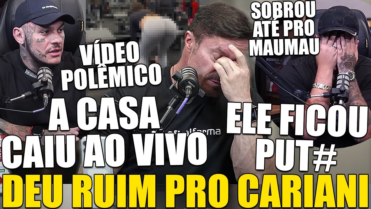 A CASA CAIU! CARIANI É COBRADO AO VIVO E TRETA SE INICIA APÓS VÍDEO QUE IRRITOU AS ESPOSAS