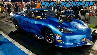 ALEX LAUGHLIN BLOWER CORVETTE KNOCKING DOWN CONSISTENT LOW 4s AT NO MERCY 9