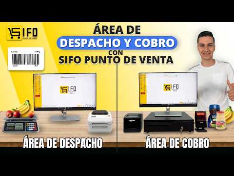 ✅⚡ Punto de Venta con ÁREA DE DESPACHO y ÁREA DE COBRO 🛒🥩