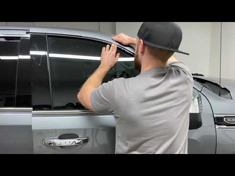 Window Chrome Delete installation for 2019 + Sierra & Silverado Crew Cab
