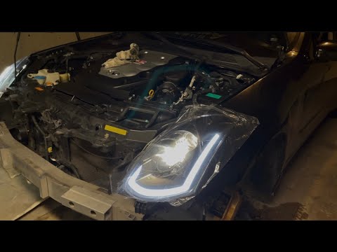 Spec-d headlight install on the G35 !